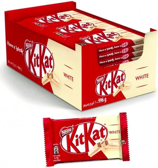 Kit Kat Σοκολάτα Λευκή 41.5gr 24τμχ