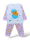Babydom Pijama pentru copii De iarnă white, pink