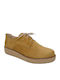 Wildleder Damen Oxfords in Braun Farbe