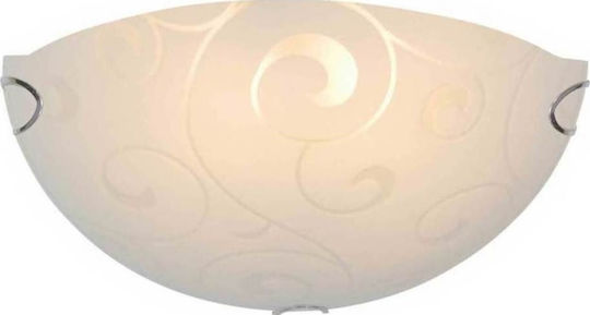 Aca Lamp Wall with Socket E27 Transparent