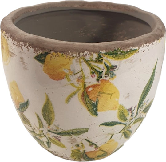 Bizzotto Plant Pot Ceramic Yellow