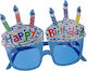 Out of the Blue Happy Birthday Γυαλιά για Πάρτυ από Πλαστικό