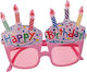 Out of the Blue Happy Birthday Glasses for Party with Theme Happy Birthday Made of Plastic