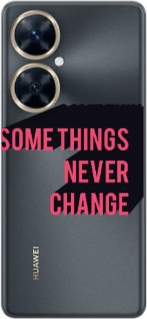 Huawei Nova 11i Somethings Never Change Transparent Silicone TPU Case