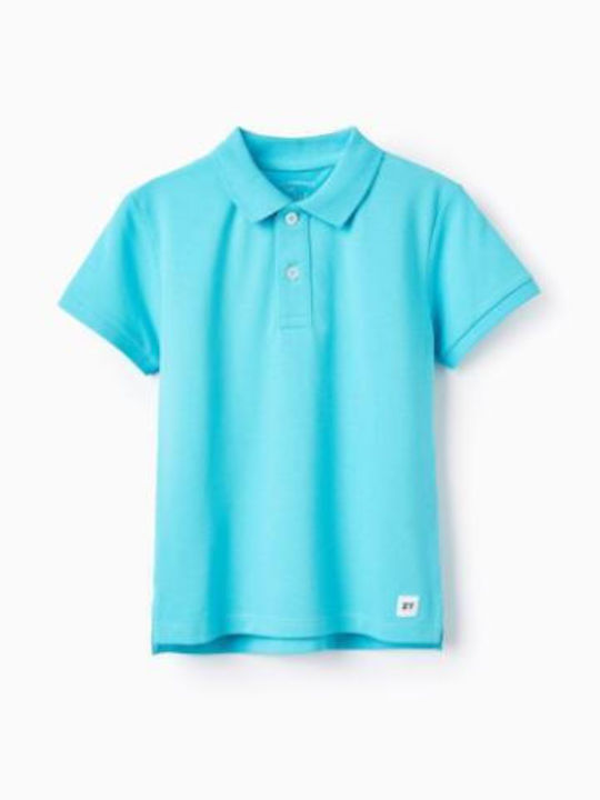 Zippy Παιδικό Polo Κοντομάνικο Τιρκουάζ