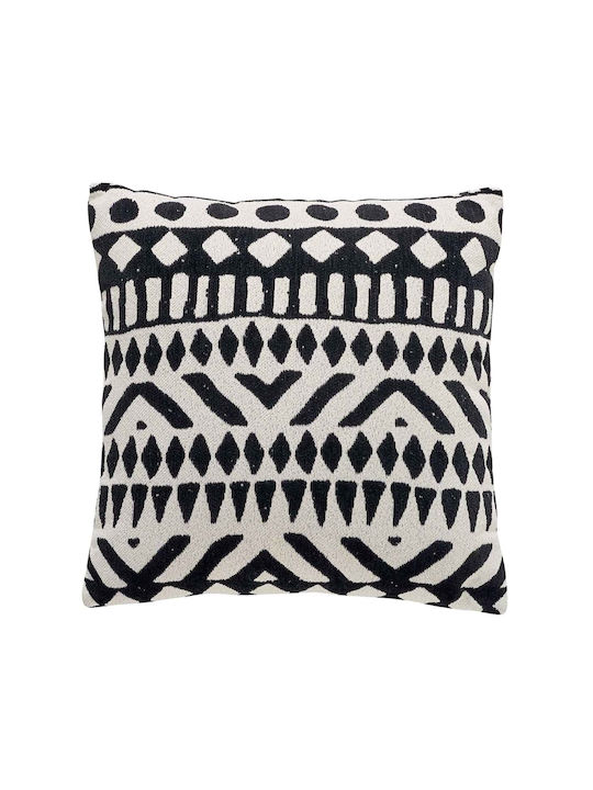 Das Home Sofa Cushion 0277 Black Cream 40x40cm