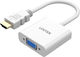Unitek Hdmi To Vga Adapter Full Hd 60hz White Male Female