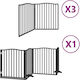 Vidaxl Hundegitter faltbar 10 Paneele 800 cm Pa...