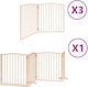 Vidaxl Hundegitter faltbar 10 Paneele 800cm Pap...