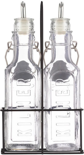 KIlner Σετ Λαδόξιδο Γυάλινο με Ροή 300ml
