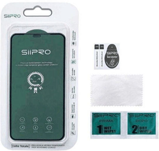 Προστασία Οθόνης Siipro Full Glass 5d Tempered Glass Huawei P Smart Plus 2019 Μαύρο