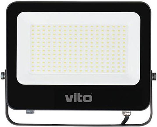 Vito Στεγανός Προβολέας LED 200W Ψυχρό Λευκό 6000K IP65