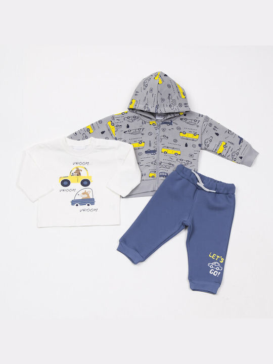 Trax Kids Set with Pants Winter 3pcs gri