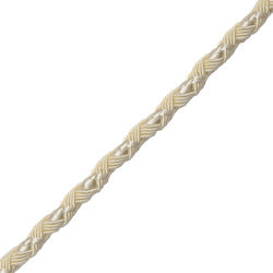 Κορδόνι Rayon Σχέδιο Ανοιχτό Κίτρινο 0.7cm Μέτρο