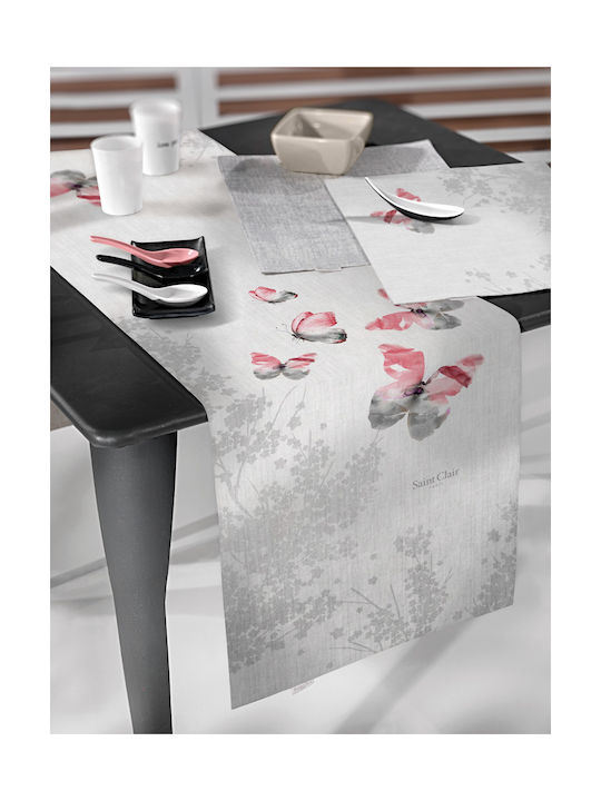 Saint Clair 3045 Σουπλά Μεταλλικό Ασημί 45x33cm