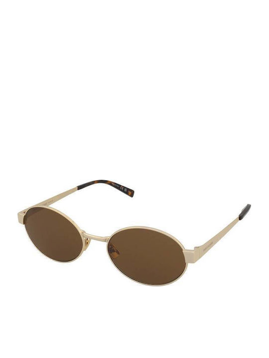Ysl Unisex Sunglasses with Gold Metal Frame and...