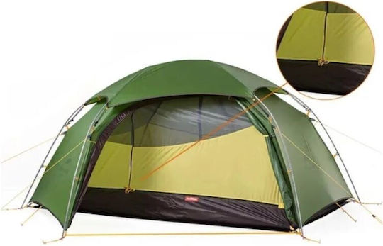 Naturehike Cloud Peak 2 Winter Camping Tent Igloo Green for 2 People Waterproof 4000mm 72x72x105cm
