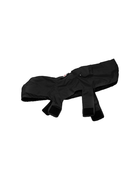 Record Waterproof Dog Coat Black Pocket Xs 36-52cm