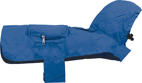 Record Αδιάβροχο Σκύλου Μπλε Pocket S 40-56cm