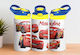 Kids Water Bottle Thermos Stainless Steel with Straw 360ml (Various Designs/Colours)