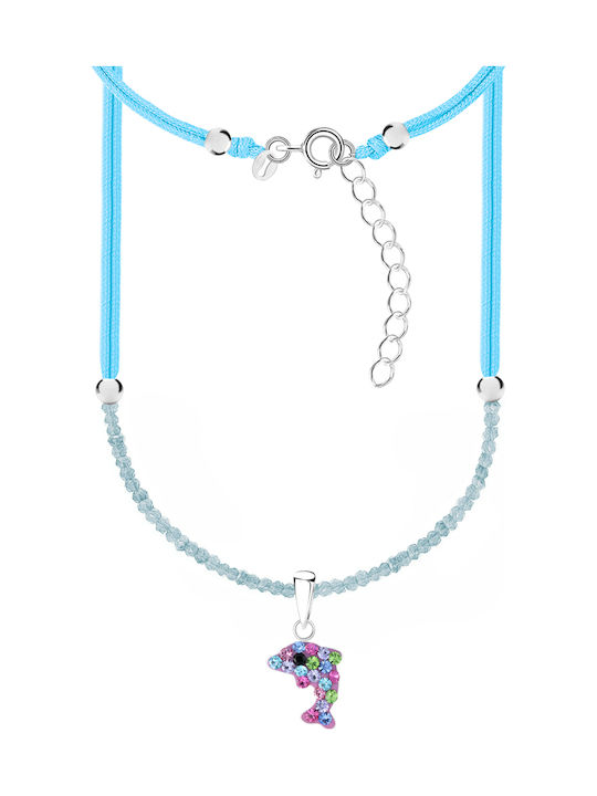 Silver Rope Kids Necklace