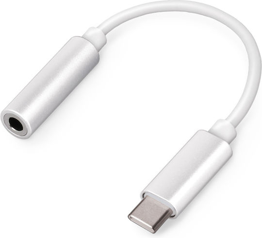 Setty Конвертор USB-C мъжки към 3.5mm женски Бял