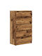 Wooden Chest of Drawers Coffee 60x36x103cm