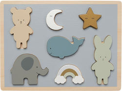 Ξύλινο Παιδικό Puzzle Σφηνώματα 7pcs Jabadabado