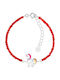 Bellita Kinderarmband Einhorn Rote Steine