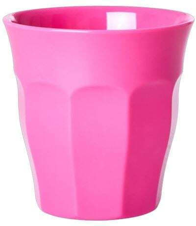 Rice Kleinkinderbecher aus Plastik Fuchsie 2Stück 250ml