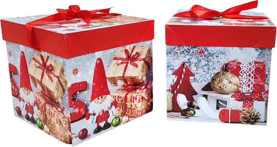 Weihnachtliche Kunststoff Figur Box 15x15x15cm 12Stück Box