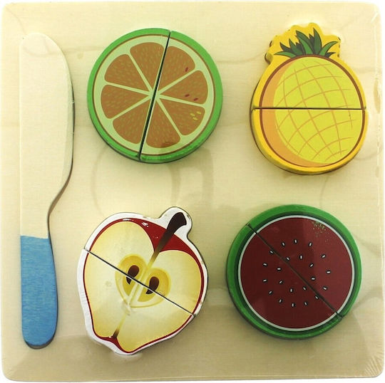 Marionette Wooden Toys Lebensmittelspielzeug Obst & Gemüse aus Holz für 2+ Jahre