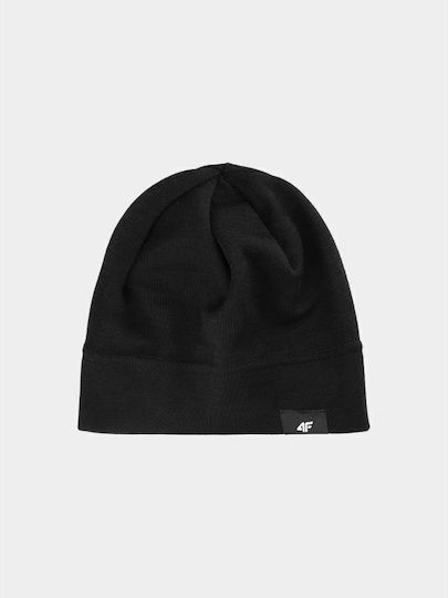 Beanie Unisex Beanie Gestrickt in Schwarz Farbe