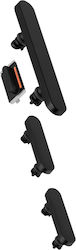 Clappio Power Volume Mute Button Iphone 13 13 Mini Black Clappio Power Volume Mute Button Iphone 13 13 Mini Black