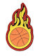 Διακοσμητικό Crocs Basketball Fire