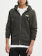 D2 Ovin Cardigan With Hood Dark Gray Green
