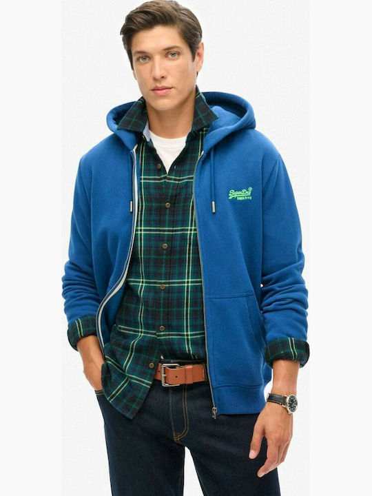 Superdry D2 Ovin Sweatshirt with Hood Blue