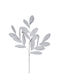 Ramură Decorativă Artificială White 110cm