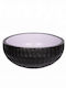 e-exoplismos Σαλατιέρα Ξύλινη Μαύρη 26.3x26.3x11cm