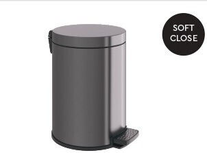 Verdi Metallisch Badezimmer Mülleimer 6Es