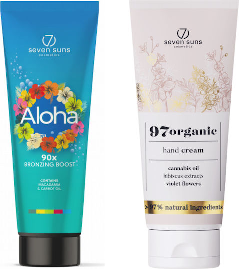 7Suns Cosmetics Aloha Hand Creme Selbstbräuner Körper 2 Stück
