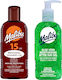 Malibu Tanning Oil Spf15 200ml + Aloe After Sun Gel 200ml