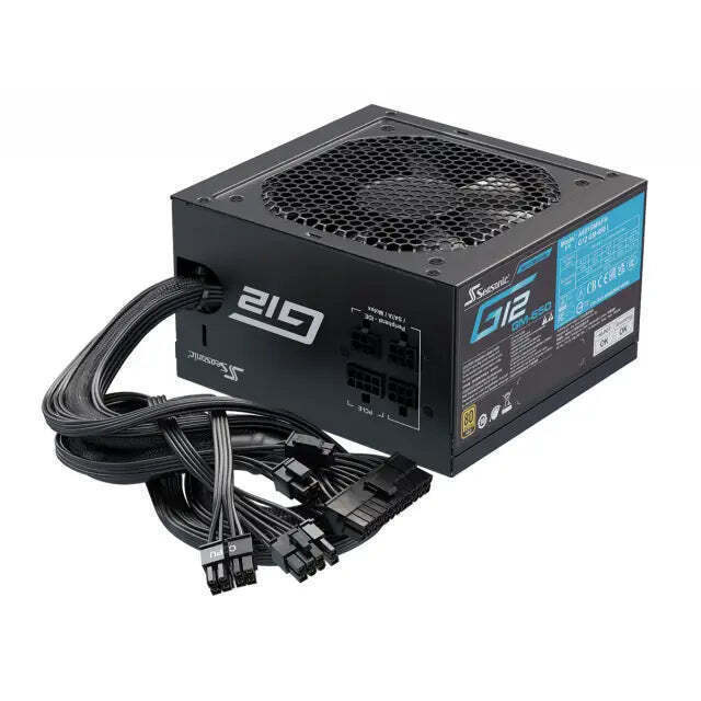 Seasonic G12 GM 650W Μαύρο Τροφοδοτικό Υπολογιστή Semi Modular 80 Plus Gold