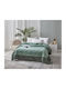 Charalambidis Textiles Bettbezug Einzelbett 160x220cm Green 750 GSMGsm