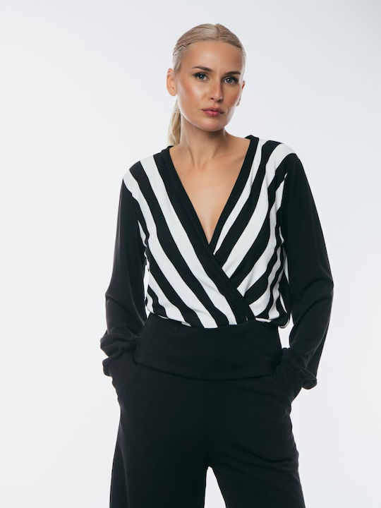 Boutique Дамска Риза на Райета Черна