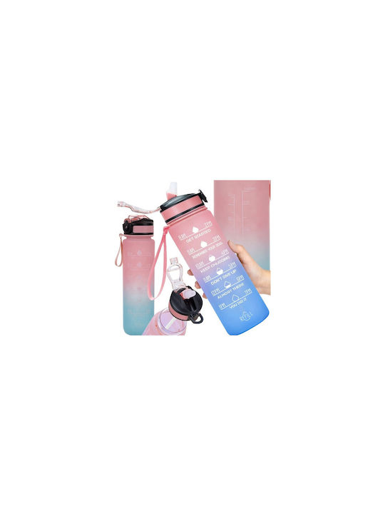 Aria Trade Water Bottle Plastic 1000ml Multicolour