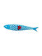 Decorative Ceramic Sardine High Tide Bordallo Pinheiro 18.5 Cm