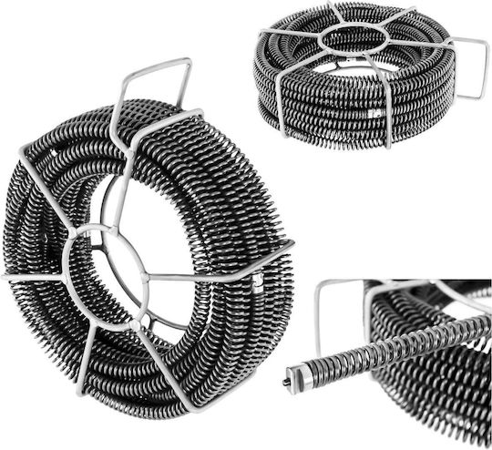 Hydraulischer Rohrfederschnecken-Spiralbohrer 6 x 2,45 m Durchmesser 16 mm Set