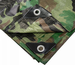 Camouflage Tarpaulin 90g 6*12m Camoforest