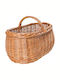 Creative Decorative Basket Wicker with Handles Brown 45x32x34cm